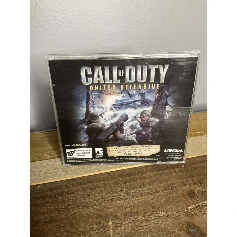 Orig. Call of Duty 1 PC CD-ROM 2003 Activision Infinity Ward Windows 98/2K/XP